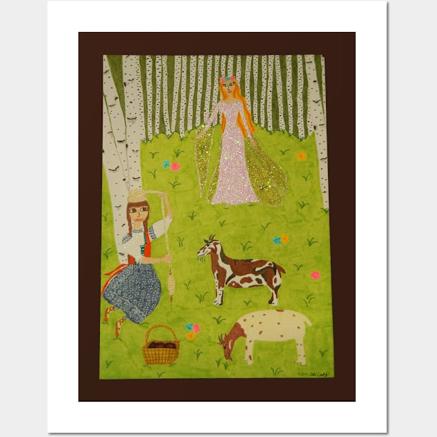 Wood Maiden Wall Art by DebiCady